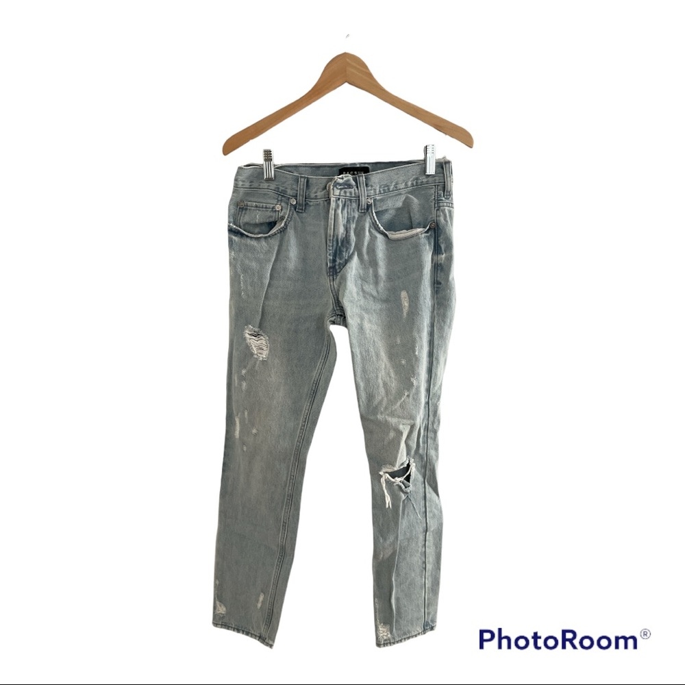 PacSun mens distressed blue skinny jeans, 30x30